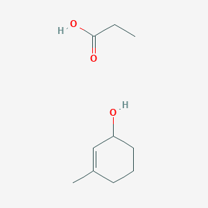 3-Methylcyclohex-2-en-1-ol;propanoic acid