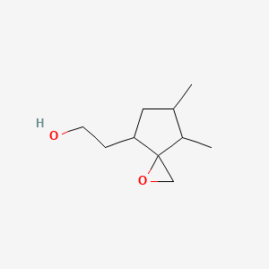 2-(6,7-Dimethyl-1-oxaspiro[2.4]heptan-4-yl)ethan-1-ol