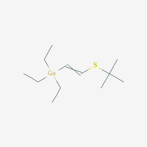 [2-(tert-Butylsulfanyl)ethenyl](triethyl)germane