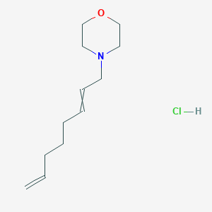 4-Octa-2,7-dienylmorpholine;hydrochloride