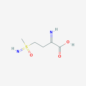 2-Imino-4-(methylsulfonimidoyl)butanoic acid