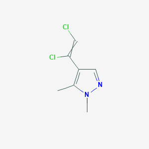 4-(1,2-Dichloroethenyl)-1,5-dimethyl-1H-pyrazole