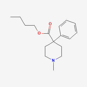 Butyl 1-methyl-4-phenylpiperidine-4-carboxylate