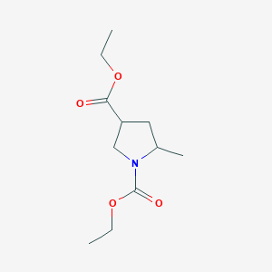 1,3-Pyrrolidinedicarboxylic acid, 5-methyl-, diethyl ester