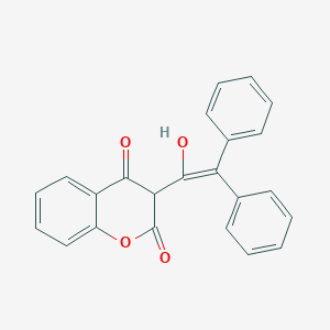 3-(1-Hydroxy-2,2-diphenylethenyl)-2H-1-benzopyran-2,4(3H)-dione