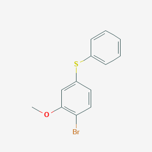 1-Bromo-2-methoxy-4-(phenylsulfanyl)benzene