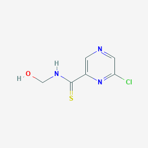 Pyrazinecarbothioamide, 6-chloro-N-(hydroxymethyl)-