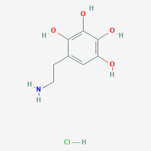 5-(2-Aminoethyl)benzene-1,2,3,4-tetrol;hydrochloride