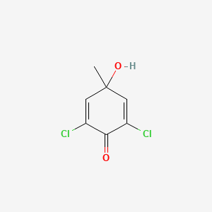 2,6-Dichloro-4-hydroxy-4-methylcyclohexa-2,5-dien-1-one