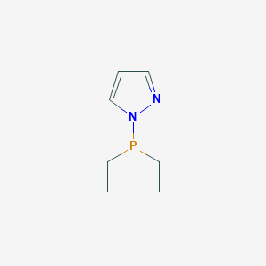 1-(Diethylphosphanyl)-1H-pyrazole