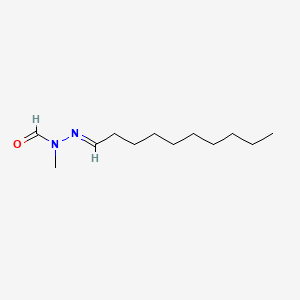 Decanal, N-formyl-N-methylhydrazone