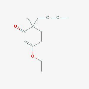 6-(But-2-yn-1-yl)-3-ethoxy-6-methylcyclohex-2-en-1-one