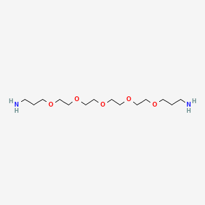 molecular formula C14H32N2O5 B1456960 1,19-Diamino-4,7,10,13,16-Pentaoxanonandecan CAS No. 869308-34-9