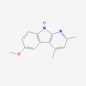 1H-Pyrido[2,3-b]indole, 6-methoxy-2,4-dimethyl-