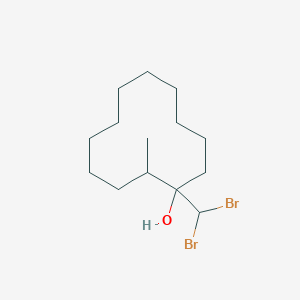 1-(Dibromomethyl)-2-methylcyclododecan-1-ol