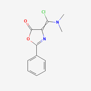 4-[Chloro(dimethylamino)methylidene]-2-phenyl-1,3-oxazol-5(4H)-one