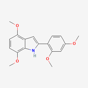 2-(2,4-Dimethoxyphenyl)-4,7-dimethoxy-1H-indole