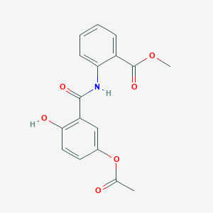 Methyl 2-[5-(acetyloxy)-2-hydroxybenzamido]benzoate