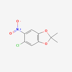 5-Chloro-2,2-dimethyl-6-nitro-2H-1,3-benzodioxole