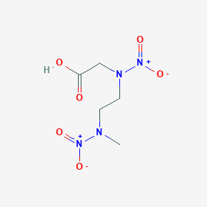 [{2-[Methyl(nitro)amino]ethyl}(nitro)amino]acetic acid