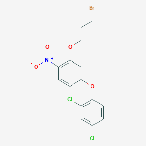 1-[3-(3-Bromopropoxy)-4-nitrophenoxy]-2,4-dichlorobenzene