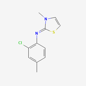 (2Z)-N-(2-Chloro-4-methylphenyl)-3-methyl-1,3-thiazol-2(3H)-imine