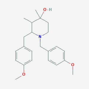 4-Piperidinol, 1,2-bis[(4-methoxyphenyl)methyl]-3,4-dimethyl-