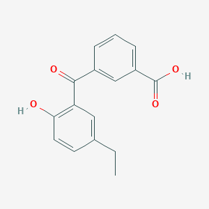 3-(5-Ethyl-2-hydroxybenzoyl)benzoic acid