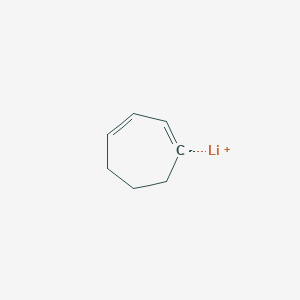 lithium;cyclohepta-1,3-diene