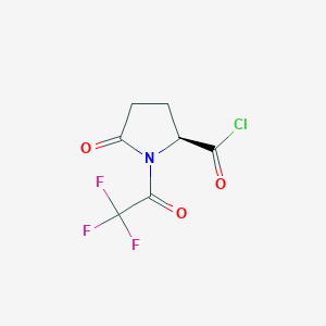 5-Oxo-1-(trifluoroacetyl)-L-prolyl chloride