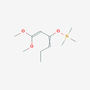 [(1,1-Dimethoxyhexa-1,3-dien-3-yl)oxy](trimethyl)silane