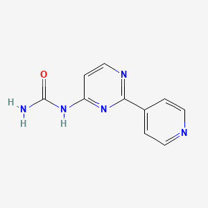 N-[2-(Pyridin-4-yl)pyrimidin-4-yl]urea