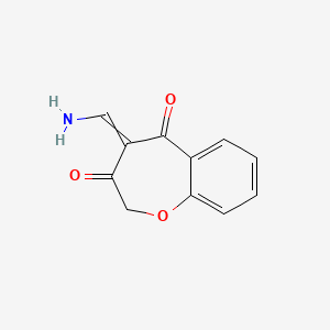 4-(Aminomethylene)-1-benzoxepin-3,5(2H, 4H)-dione