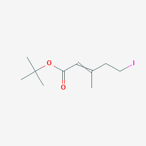 tert-Butyl 5-iodo-3-methylpent-2-enoate