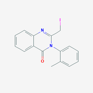 2-(Iodomethyl)-3-(2-methylphenyl)quinazolin-4(3H)-one