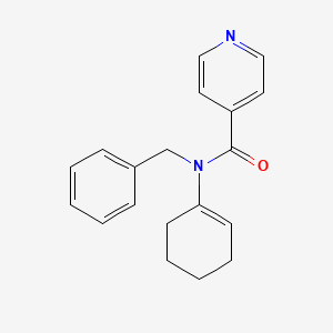 N-Benzyl-N-(cyclohex-1-en-1-yl)pyridine-4-carboxamide