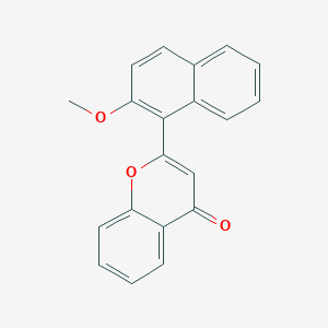 2-(2-Methoxynaphthalen-1-yl)-4H-1-benzopyran-4-one