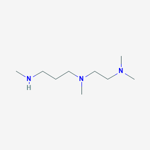 B1456995 (3-{[2-(Dimethylamino)ethyl](methyl)amino}propyl)(methyl)amine CAS No. 1342437-21-1