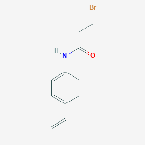 3-Bromo-N-(4-ethenylphenyl)propanamide