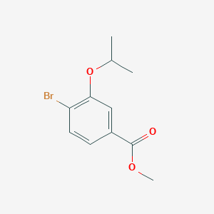 molecular formula C11H13BrO3 B1456996 4-溴-3-异丙氧基苯甲酸甲酯 CAS No. 1154060-99-7