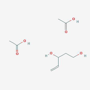 Acetic acid;pent-4-ene-1,3-diol