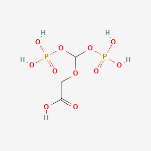 [Bis(phosphonooxy)methoxy]acetic acid