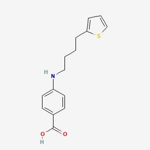 4-{[4-(Thiophen-2-YL)butyl]amino}benzoic acid