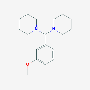 1,1'-[(3-Methoxyphenyl)methylene]dipiperidine