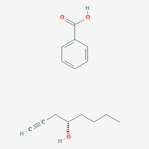 benzoic acid;(4S)-oct-1-yn-4-ol