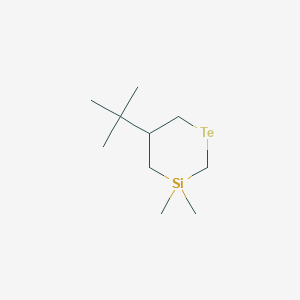 5-tert-Butyl-3,3-dimethyl-1,3-tellurasilinane