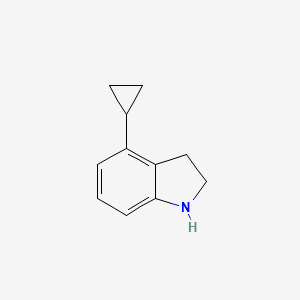 molecular formula C11H13N B1457010 4-环丙基吲哚 CAS No. 1227418-23-6