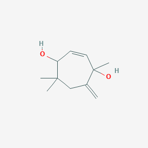 1,5,5-Trimethyl-7-methylidenecyclohept-2-ene-1,4-diol