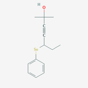 2-Methyl-5-(phenylselanyl)hept-3-yn-2-ol