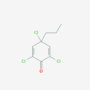 2,4,6-Trichloro-4-propylcyclohexa-2,5-dien-1-one